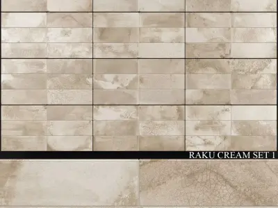 Peronda FS Raku Cream Set 1 3D model