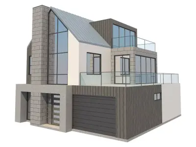 House 1 3D model buy