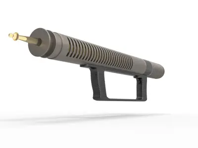 Laser Rifle from the movie Forbidden Planet 1956 3D print model