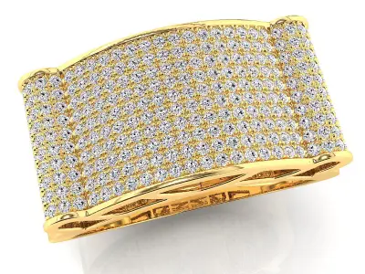 Bid fancy mans ring 3D print model buy