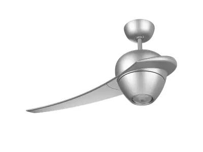 Abstract Halogen Ceiling Fan 3D model
