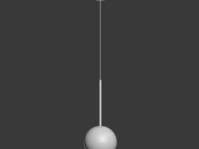 Pendant Map Giopato Coombes Soffio Bolle Bls Mono Lamp 3D model