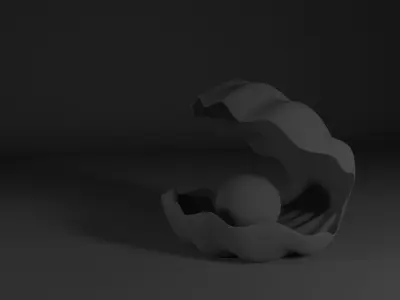 Shell Lamp 3D print model