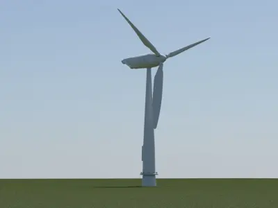 Wind Turbine 3D model