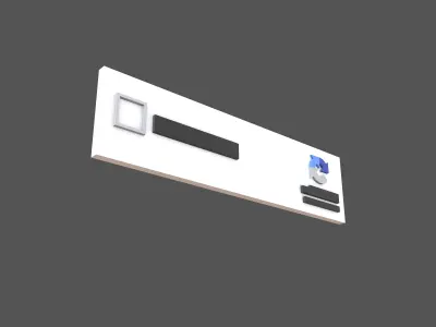Captcha Icon v1 001 Low-poly 3D model