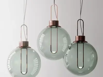 Orb LED Pendantby Buro Famos 3D model
