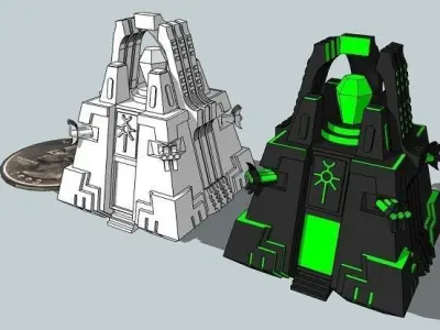 6mm DeathBot War-Pyramid 3D print model