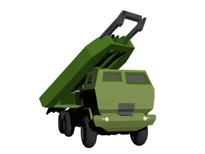 HIMARS M142 rocket launcher 3D model
