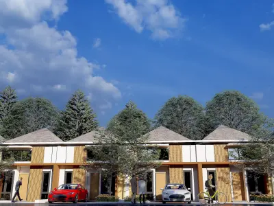 Simple House Design 6x12m One Story    SketchUp Model Only 3D model