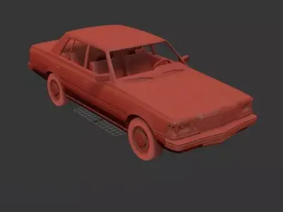 Toyota Crown Mk6 S110 Super Saloon 1982 3D print model