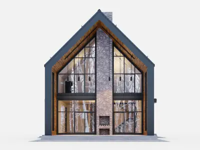 Large barnhouse with perfect layout 3D model