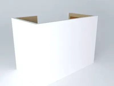 carol box with wooden door Free 3D model