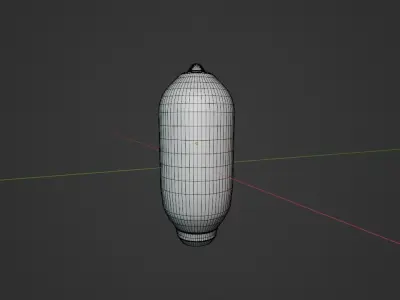 Oblong Light Bulb - LED -  LED twisted - Edison and Incandescent 3D model