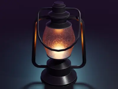 Lantern 3D model 13
