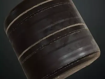 Dark Hexagonal Geodesic Wireframe PBR SEAMLESS Texture