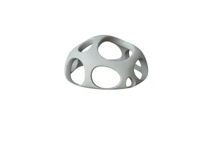 SciFi Cube Object No 51229 Low Poly Shape Low-poly 3D model