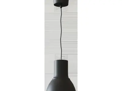 HEKTAR Pendant lamp dark gray 22 cm 3D model