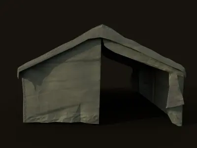 Tent 03 Low-poly 3D model
