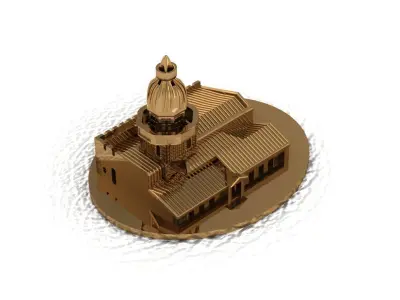 maiden tower maiden tower drawing drawing mosques hagia sophia 3D print model