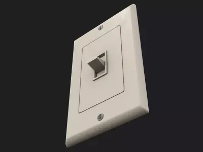  Light Switch Game Ready PBR Low-poly 3D model