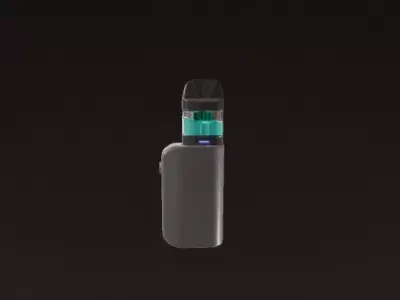 Sleek Modern Vape Device with LED Indicator 3D model
