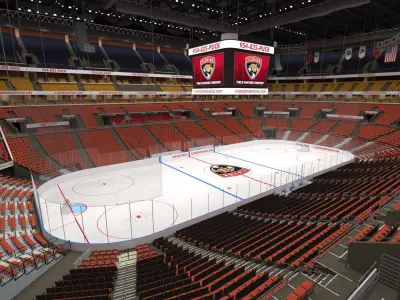 Interior FLA Live Arena 3D model