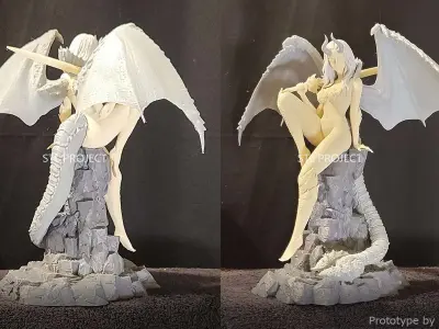 Diablos Girl 3D print model
