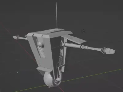 Claptrap Stylized Robot Model Low-poly 3D model