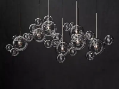 Giopato and Coombes Bolle 34 Bubble 2 CLEAR  SILVER 3D model