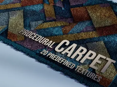 Parametric Carpet for Blender 3D model