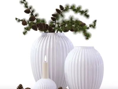 Decorative set 01 3D model