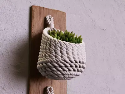 Woven Pot 3D model