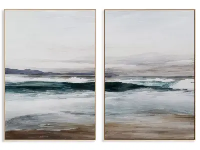 Abstract Painting Frame set 3D model 644
