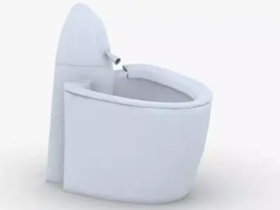 1561 - Toilet Low-poly 3D model