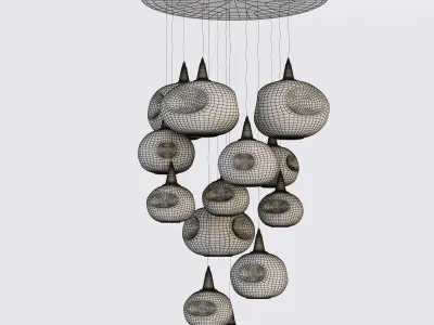 Deckenleuchte chandelier 3D model