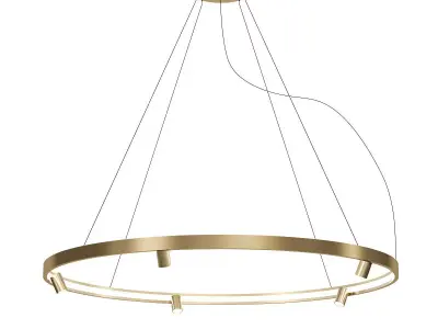 ARENA chandelier in gold 3D model