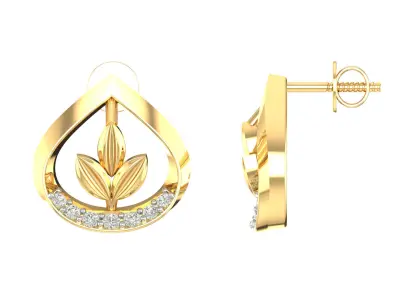 Ring Earrings Pendant Combo 3D print model