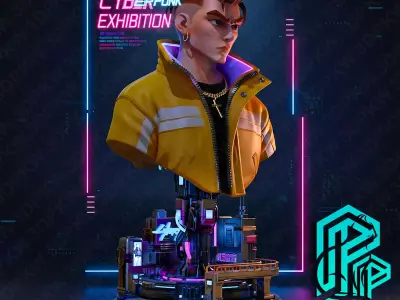 Base Cyberpunk 004 3D print model