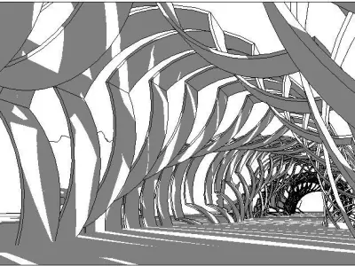 geometric mass revit Free low-poly 3D model