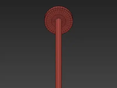 Midcentury Brass Pendant by Hans Agne Jakobsson 3D model