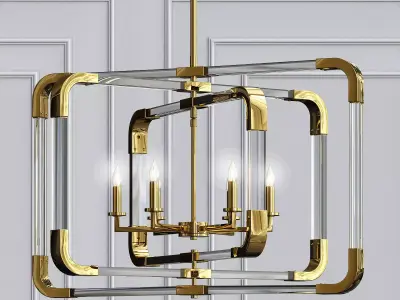Horchow 6 Light Pendant 3D model