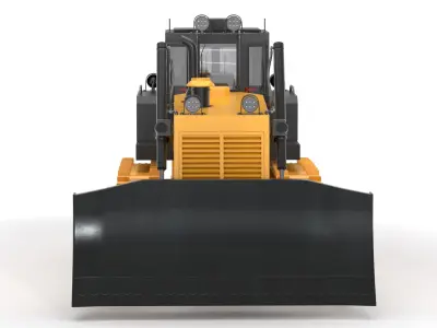 Generic Bulldozer 03 3D model
