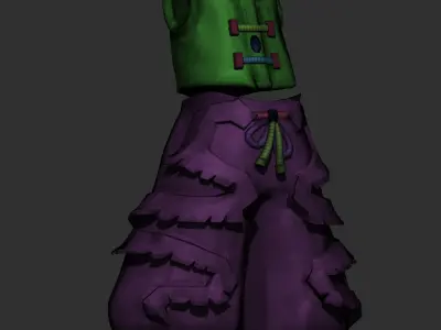 Sky pants  3D print model