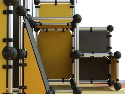 Children playground 4 3D model