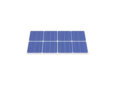 Solar Panel V1 Pack 01 Low-poly 3D model