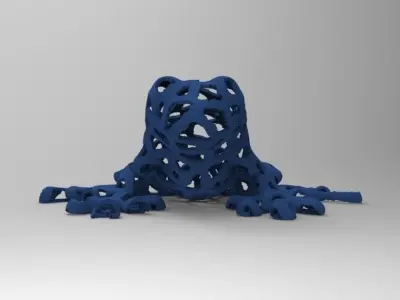 Voronoi Frog 3D print model