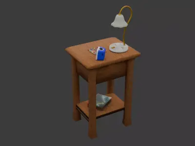 Bedside Table 3D model