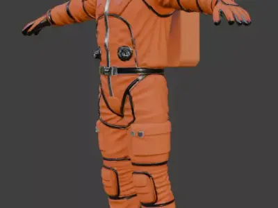 Astronaut Spacesuit 3D Model 3D model