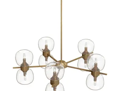 Crate and Barrel - Pearson Chandelier 3D model