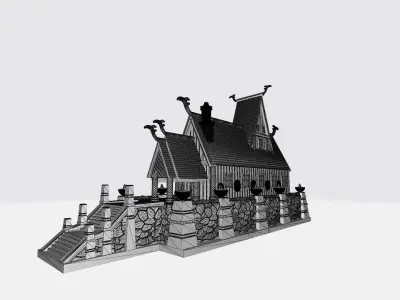 The house leader of the Vikings 3D print model